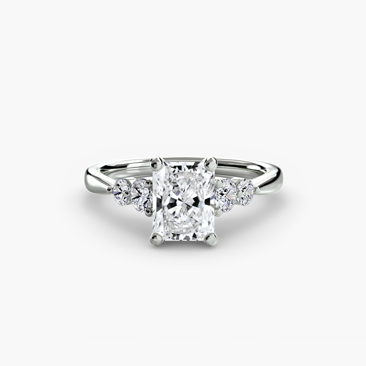 Solitaire with Shoulder Accents 2 — view 38