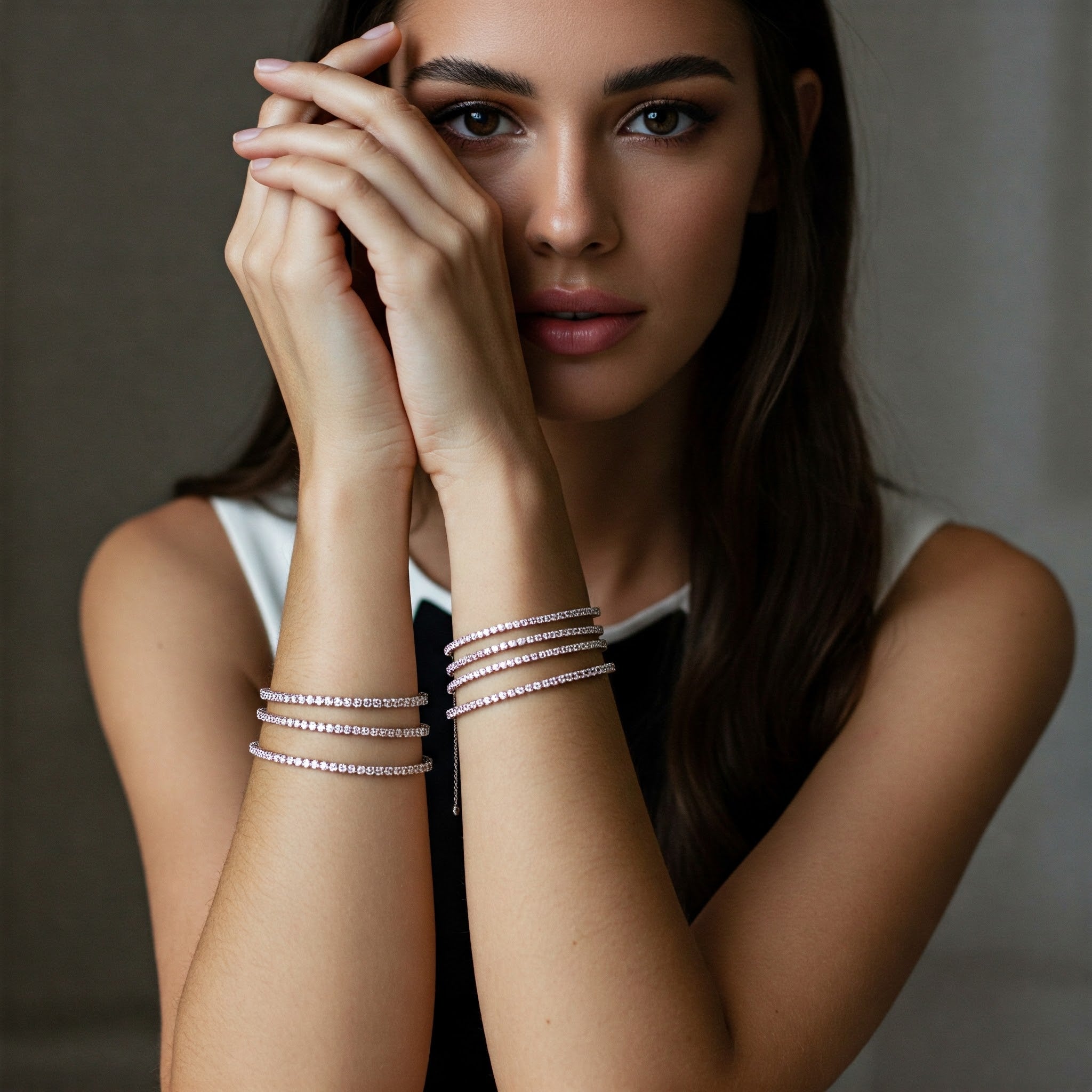 Moissanite tennis bracelets from Monroe Yorke Diamonds - The perfect gift !!!