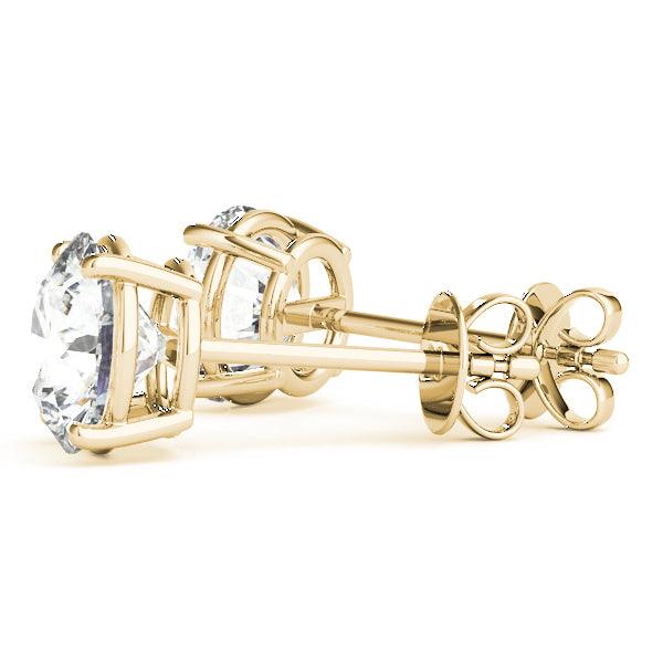 Zoey Lab Grown Diamond Ear Studs - Total 0.75 Carats - Monroe Yorke Diamonds — view 7