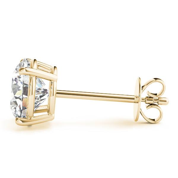 Zoey IGI Certified Lab Grown Diamond Ear Studs E VS2 - Total 2.00 Carats - Monroe Yorke Diamonds — view 8