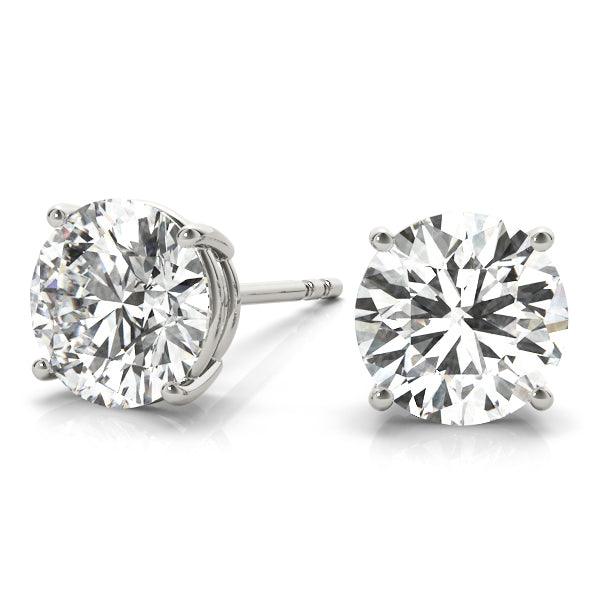 Zoey Lab Grown Diamond Ear Studs - Total 0.75 Carats - Monroe Yorke Diamonds — view 3
