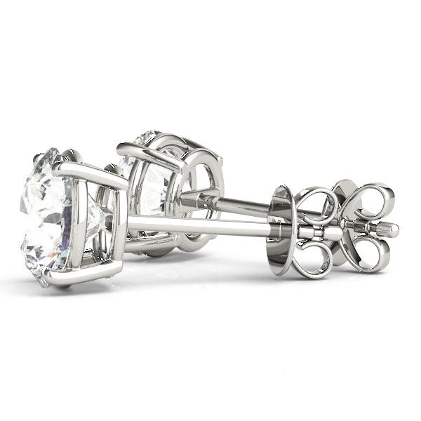 Zoey Lab Grown Diamond Ear Studs - Total 0.75 Carats - Monroe Yorke Diamonds — view 4