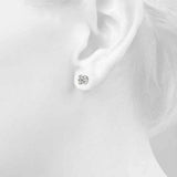 Zoey E VS2 IGI Certified Lab Grown Diamond Ear Studs - Total 1.50 Carats - Monroe Yorke Diamonds