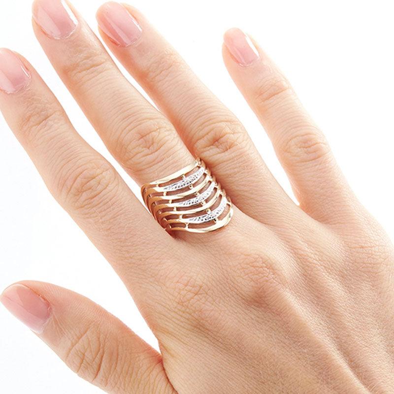 Seven Wishes Diamond Ring - Gold - Monroe Yorke Diamonds — view 1