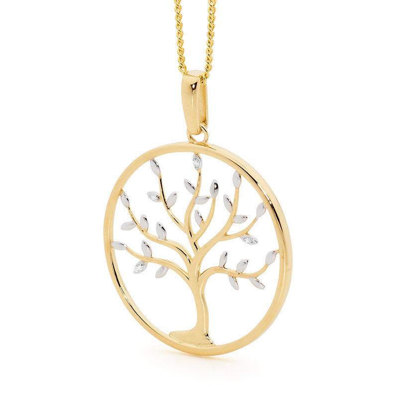 Tree of Life Pendant with Diamonds - Monroe Yorke Diamonds — view 3