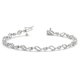 Abby - Diamond Tennis Bracelet, White Gold or Platinum