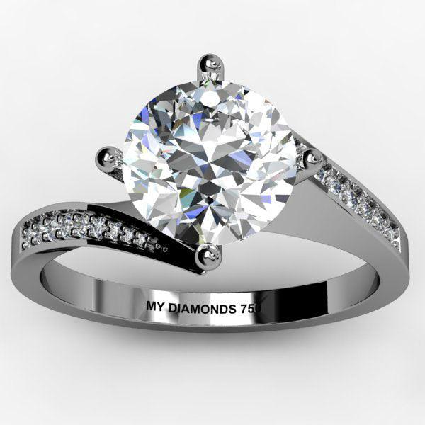 Arbella - Diamond Engagement Ring - Monroe Yorke Diamonds — view 9