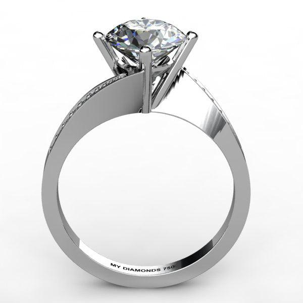 Arbella - Diamond Engagement Ring - Monroe Yorke Diamonds — view 2