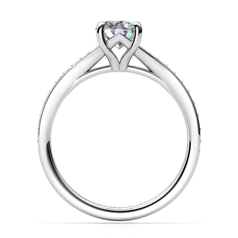 Ariel - unique engagement ring. Beautifully unique centre setting