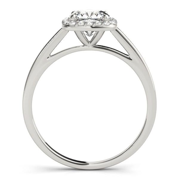 Anatomy of the Erin — Cushion Lab Grown Diamond Halo Engagement Ring engagement ring