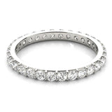 Evie diamond wedding and eternity ring. Diamonds all the way around the band.