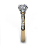 Forever - Yellow Gold Three Diamond Ring - Monroe Yorke Diamonds