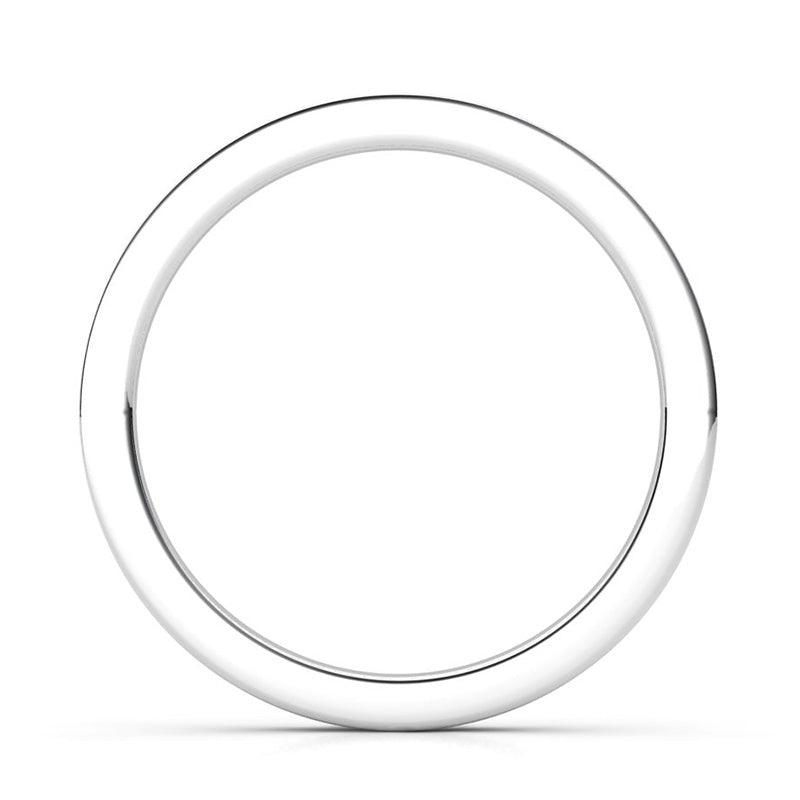 Gigi - Diamond wedding ring, side view