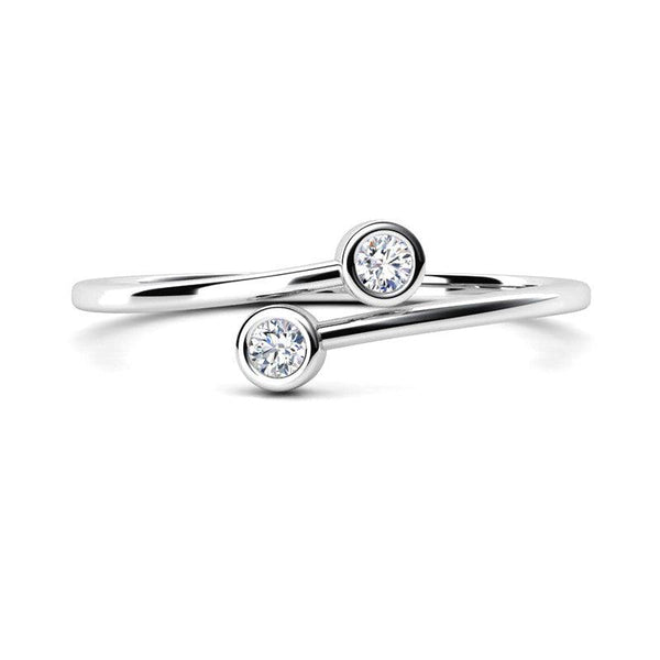 Kay diamond dress ring, diamond stack ring.