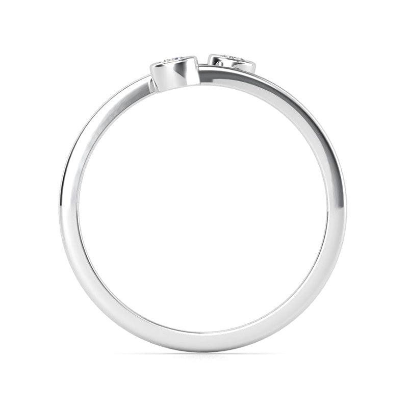 Kay diamond ring, side view — view 3