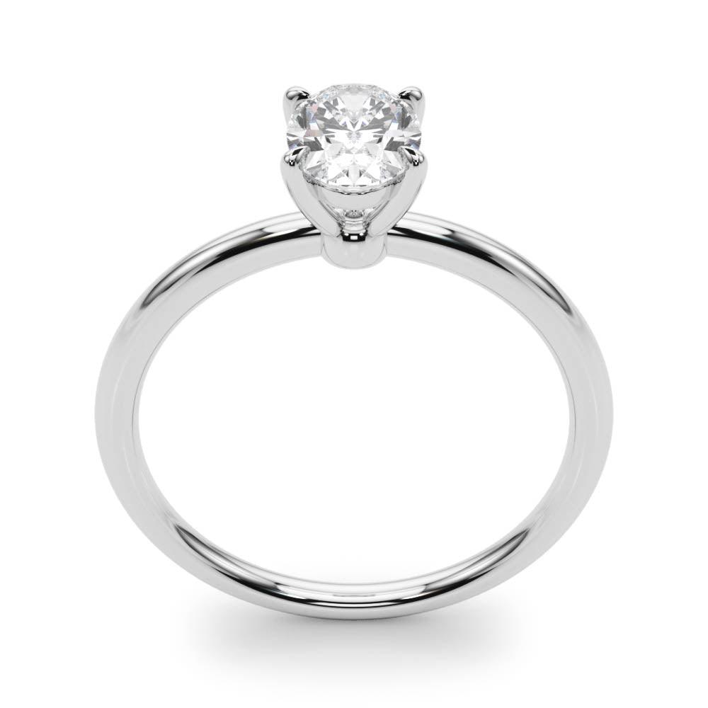 Anatomy of the Margot — Oval Lab Grown Diamond Solitaire Engagement Ring engagement ring