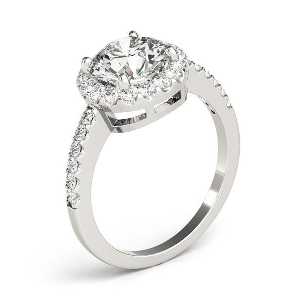 Anatomy of the Clara — Round Lab Grown Diamond Low-Halo Engagement Ring engagement ring