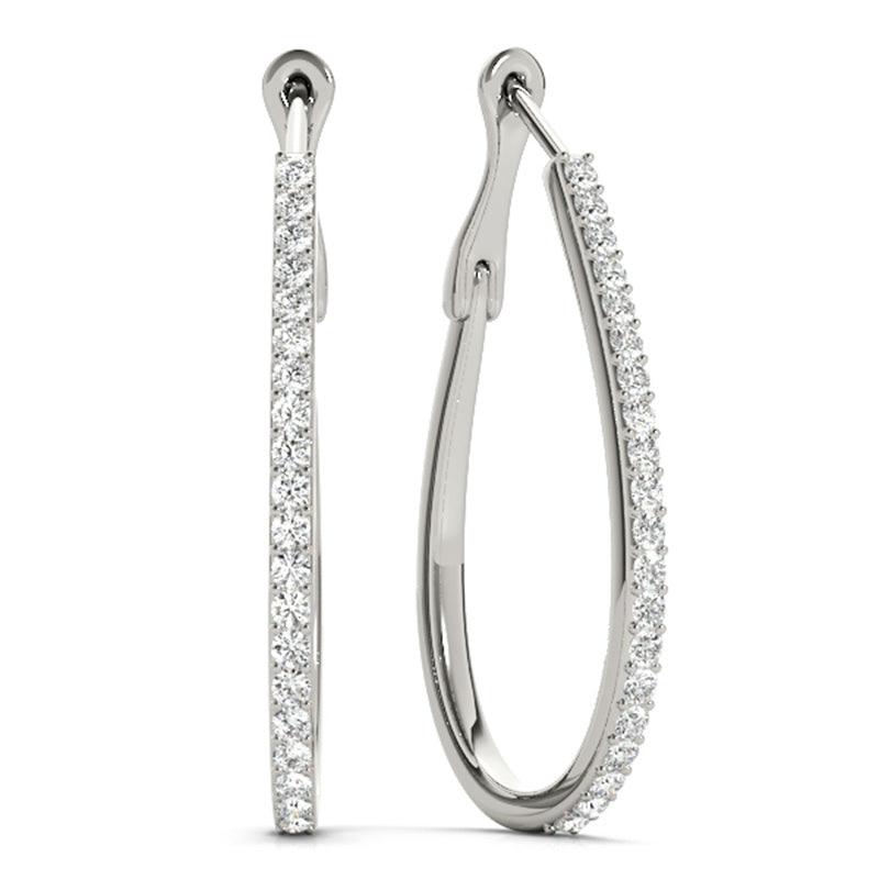 Mia - Diamond Earrings 0.50ct. White Gold or Platinum
