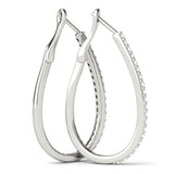 Mia - Diamond Earrings 0.50ct.  White Gold or Platinum 