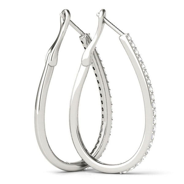 Mia - Diamond Earrings 0.50ct. White Gold or Platinum