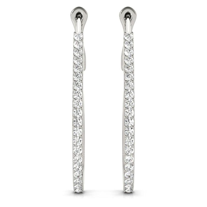 Mia - Diamond Earrings 0.50ct.  White Gold or Platinum 