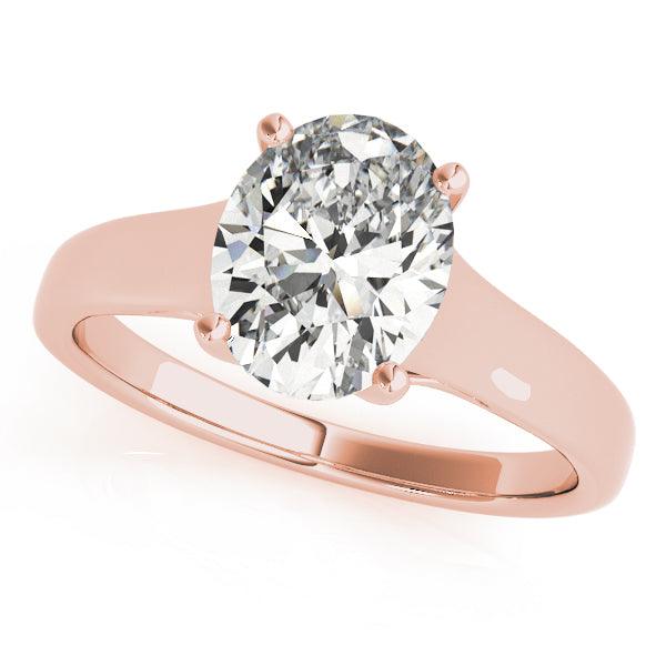 Nell — Oval Lab Grown Diamond Engagement Ring with Crossing Arms — hand-finished lab grown engagement ring by Monroe Yorke Diamonds — view 7