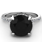 Black Diamond Ring - Noire in platinum
