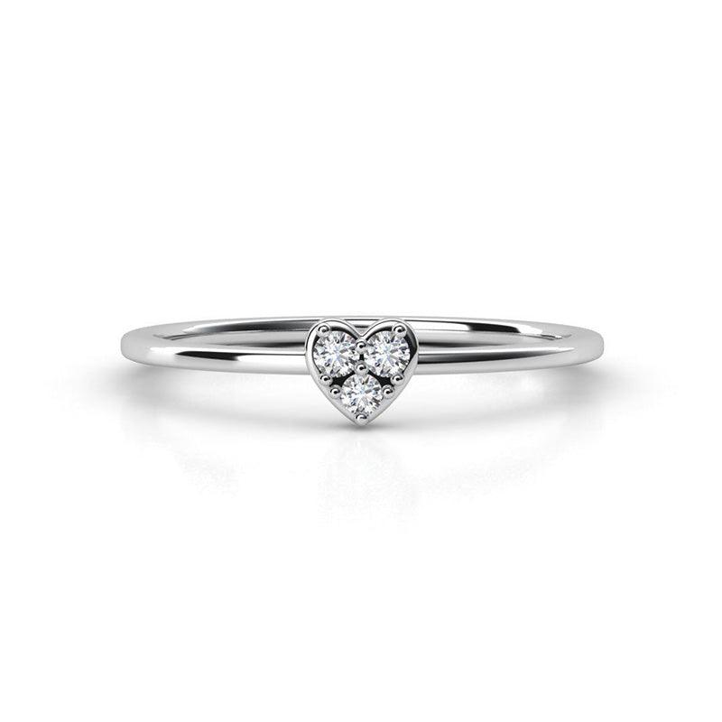 Obi - diamond heart ring. A perfect gift — view 1