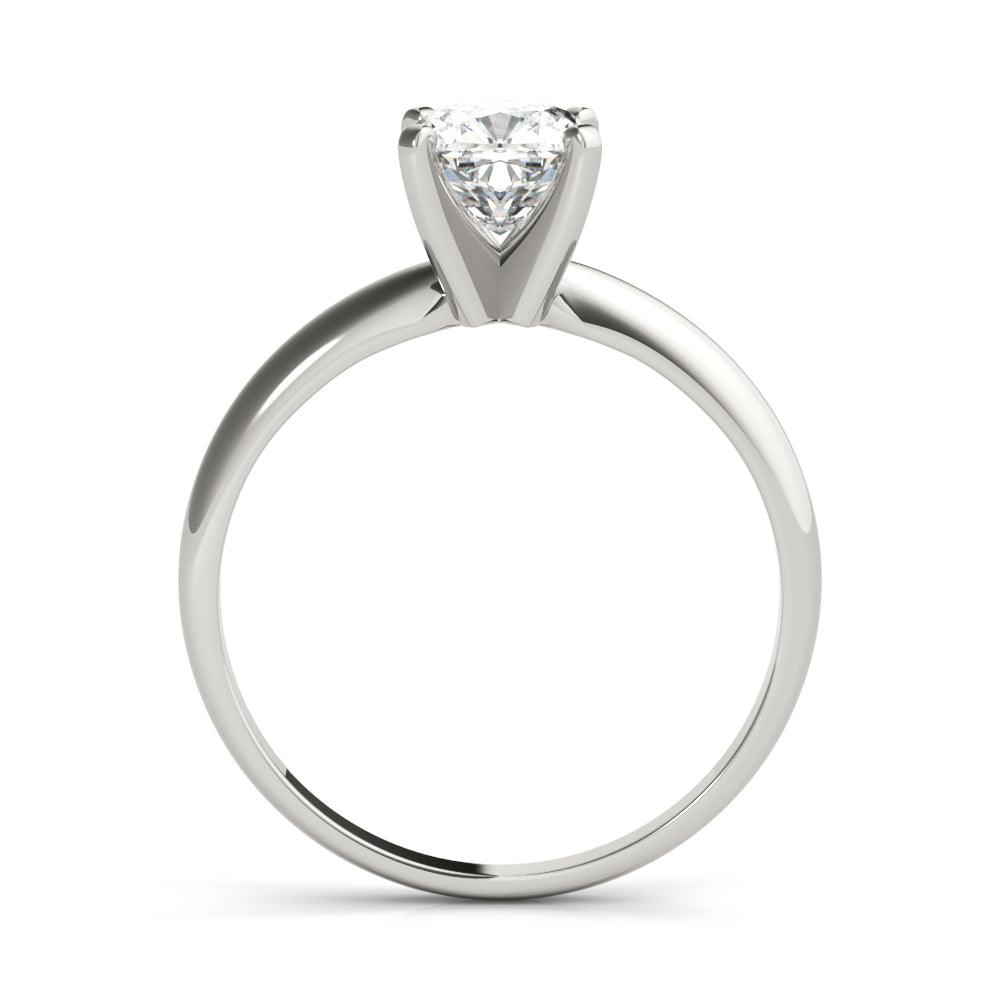 Renata — Cushion Cut Lab Grown Diamond Solitaire Engagement Ring — hand-finished lab grown engagement ring by Monroe Yorke Diamonds — view 6