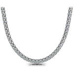 Riviera Diamond Necklace, 13 Carats, White Gold or Platinum