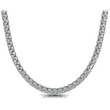 Riviera Diamond Necklace, 13 Carats, White Gold or Platinum 