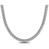 Riviera Diamond Necklace, 25 Carats, White Gold or Platinum 