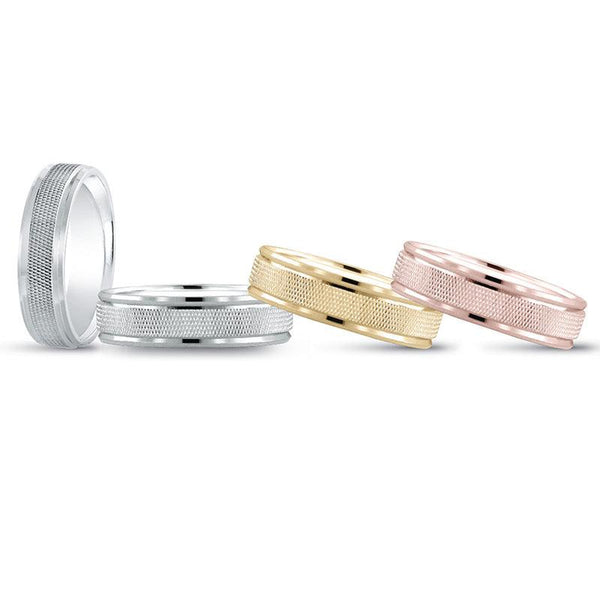 Xavier - Mens Wedding Ring. Available in white gold, yellow gold, rose gold or platinum