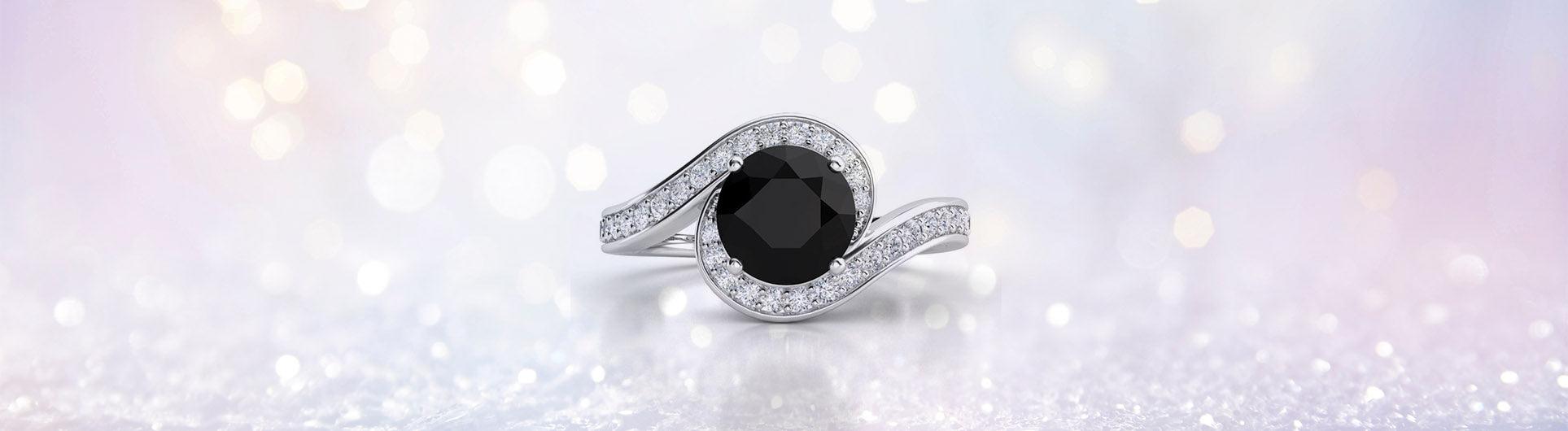 The Black Diamond - Dramatic, Alluring, and at Monroe Yorke Diamonds - Monroe Yorke Diamonds