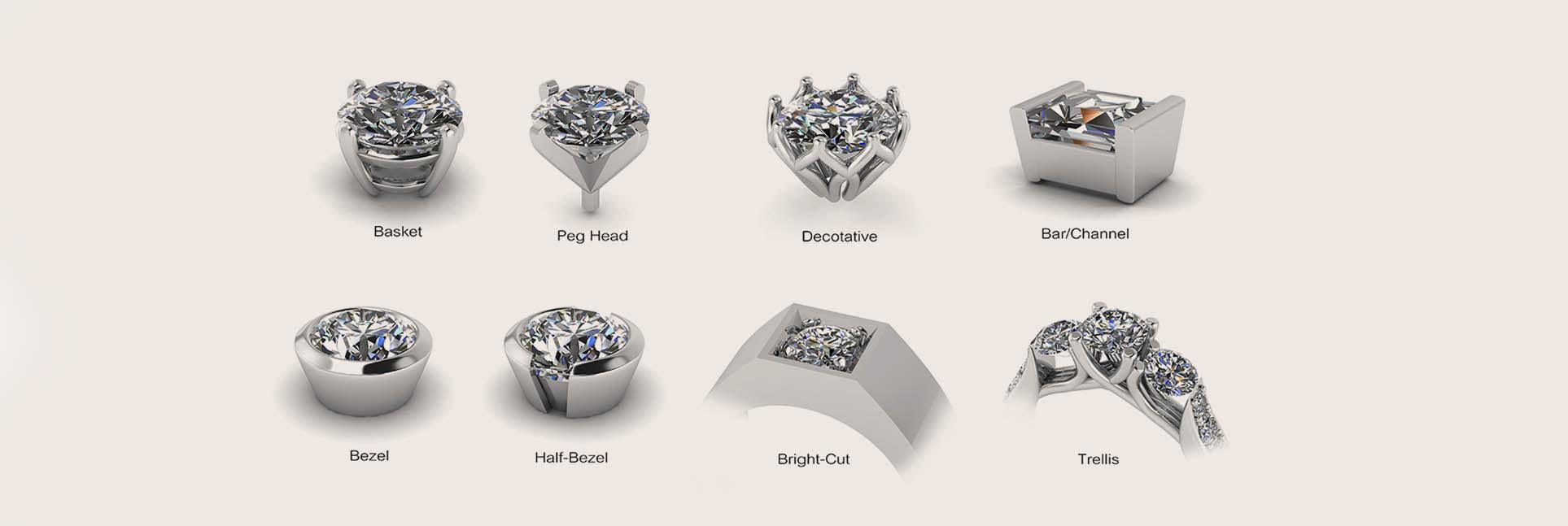 Diamond Setting Types and Engagement Ring Settings – Monroe Yorke Diamonds