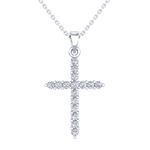 Diamond Cross Pendant - 0.25 Carats - Monroe Yorke Diamonds
