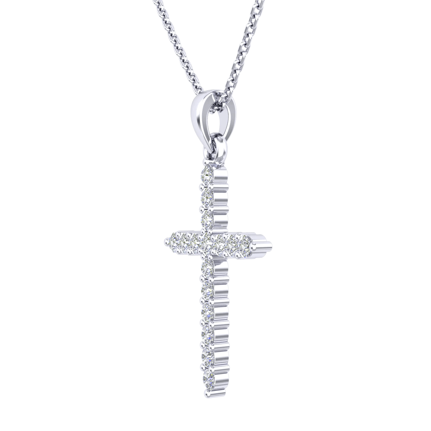 Diamond Cross Pendant - 0.25 Carats - Monroe Yorke Diamonds