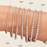 Astrid - 7.00 Carat Lab Grown Diamond Tennis Bracelet, 18ct. Luxurious and Timeless - Monroe Yorke Diamonds