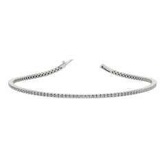 1.75 carat natural diamond tennis bracelet. created with white gold or platinum