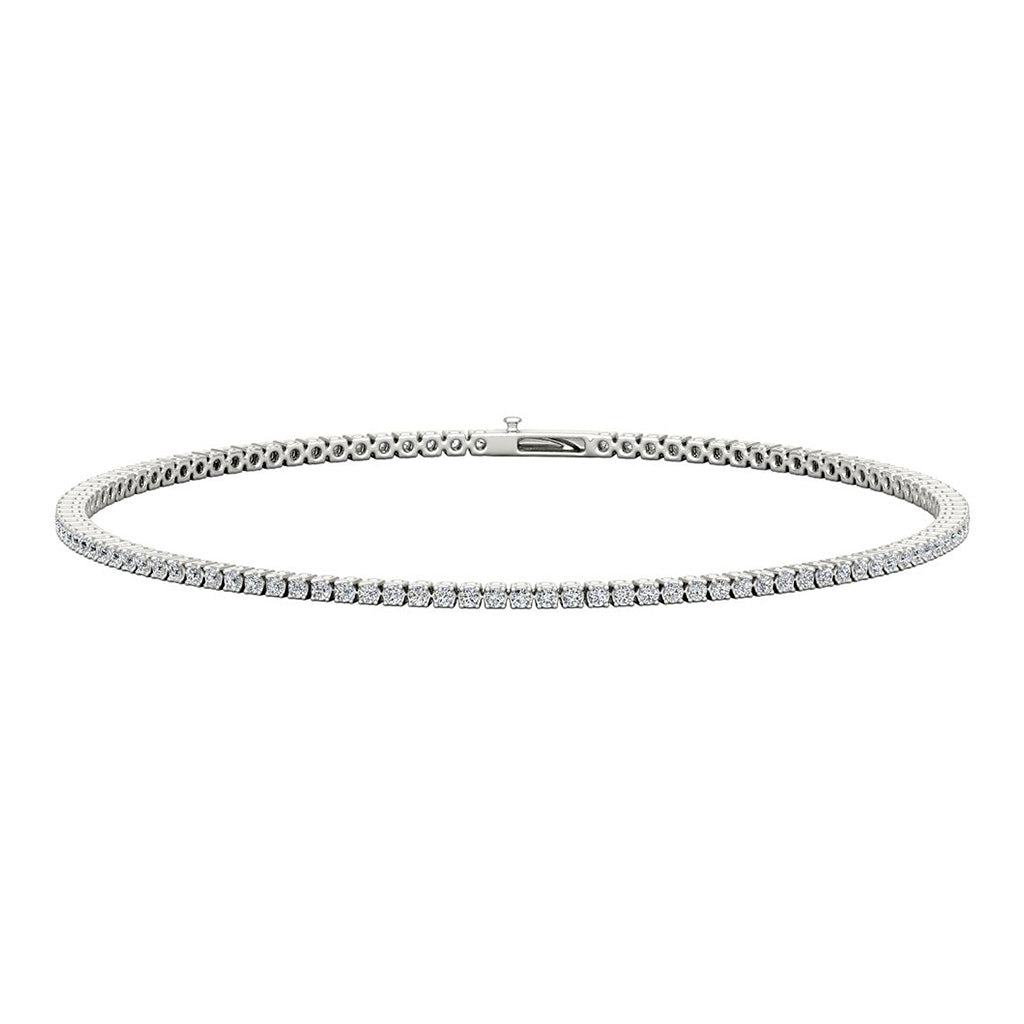 1.75 carat natural diamond tennis bracelet 