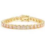 15.0 Carat Moissanite Tennis Bracelet  - 5.0mm Wide