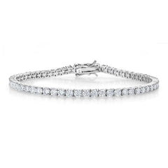 2.50carat 2mm wide premium Moissanite tennis bracelet from Monroe Yorke Diamonds 