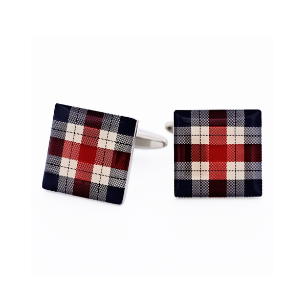 Tartan Pattern Enamel