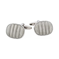 Black & Lavender Checkered Enamel Cufflinks thumbnail 1