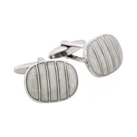 Black & Lavender Checkered Enamel Cufflinks thumbnail 3