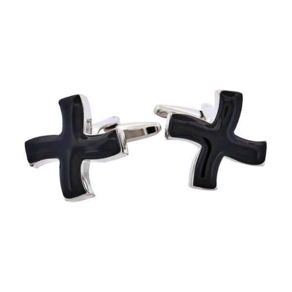 Black Enamel Cross