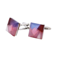 Multi Coloured Cat's Eye Cufflinks thumbnail 2