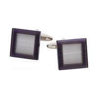 Black & White Cat's Eye Cufflinks thumbnail 1