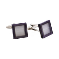 Black & White Cat's Eye Cufflinks thumbnail 4
