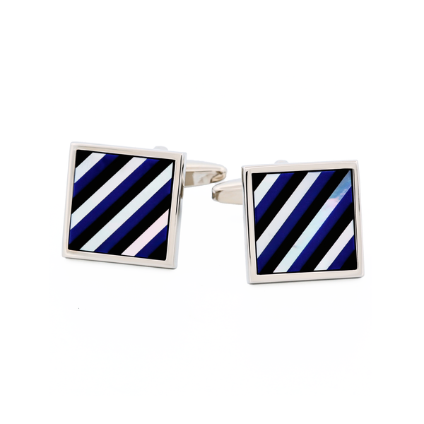 MOP Lapis Onyx Striped